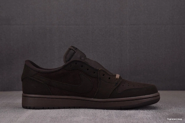 HYPE Low Travis OG 1 x Scott Jordan DM7866-202 Air Velvet Brown 0727
